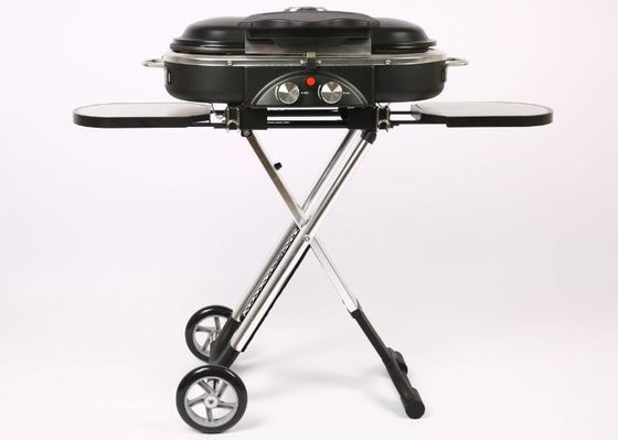 Steel Custom Stand-Up Propane Camping Cooking Outdoor Barbeque Foldable Portable Folding Gas BBQ Grill
