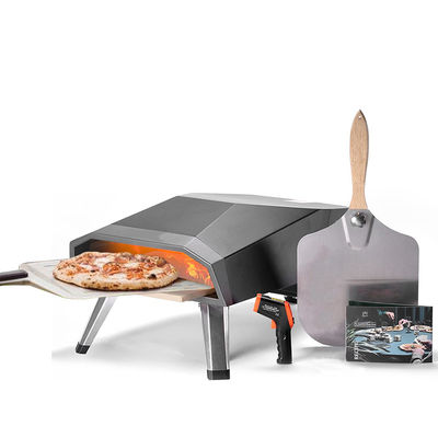 Mechanical Timer Control Portable Gas Burner Small Pizza Maker Oven with 12" Pizza Stone