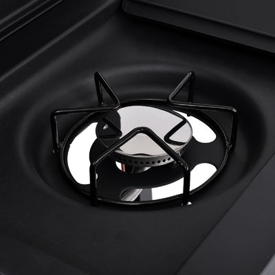 Powder Coated 4 1 Burners Gas Grill Camping Smokeless Automatic Barbecue Grill Machine