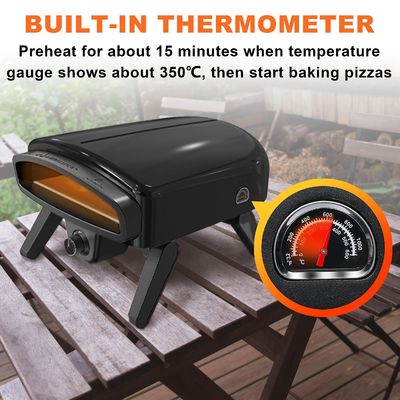 Convenient 14 Inch CE Home Pizza Maker with Digital Timer Control and Foldable Design