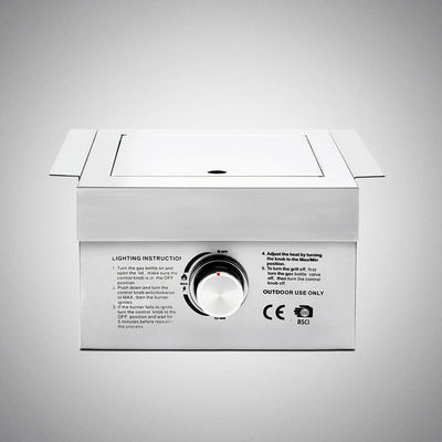 Propane Gas Stainless Steel Multifunction Drop Built in Barbeque Grill for Gas Charcoal