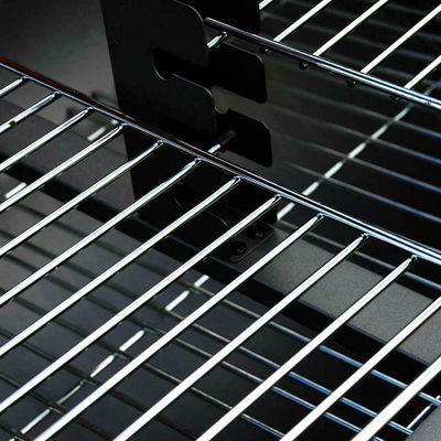 Back to School Occasion Outdoor Portable BBQ Drum with Half Barrel Design and Wheels