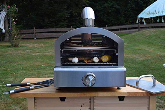 12000BTU/3.5kW Household Pizza Ovens for Camping Stainless Steel Direct Portable Pizza Stove