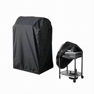 Heavy Duty Waterproof Outdoor Rain BBQ Grill Cover in 600D Polyester Fabric for Garden
