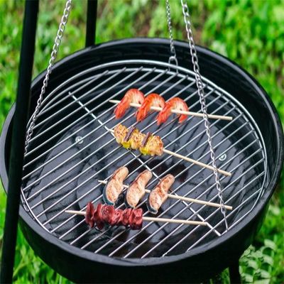 Adjustable Portable Backyard Cooking Stand for BBQ Rotisserie Tripod Outdoor Garden