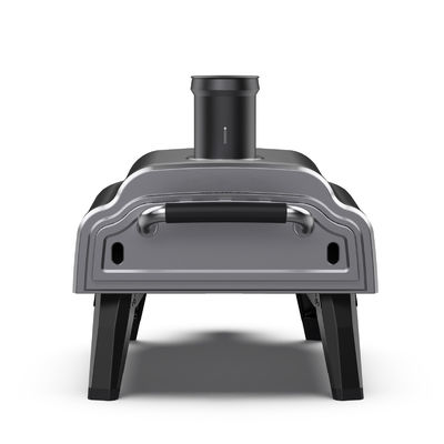 78.7*43.5*45.6cm Portable Mini Woodfire Pellet Pizza Maker Oven With Rotating Pizza Stone