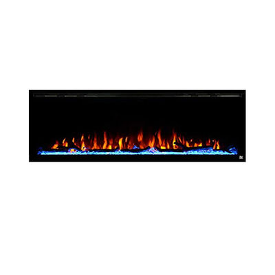 Home Heating Flame Wall Mount Fire Place with Timing Function and 5 Brightness Levels