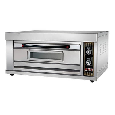 Mechanical Timer Control Stainless Steel Countertop Electric Pizza Oven for Pizza Shop