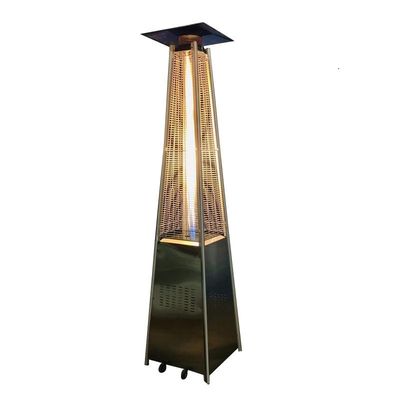 Standing Pyramid Torch Gas Heater Cover Total Height 2270mm Made for Garden and Indoor