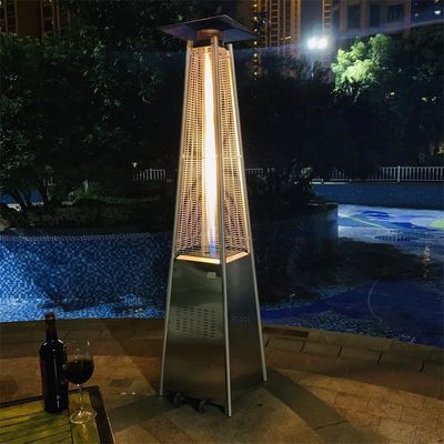 Standing Pyramid Torch Gas Heater Cover Total Height 2270mm Made for Garden and Indoor