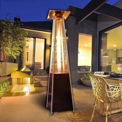 Standing Pyramid Torch Gas Heater Cover Total Height 2270mm Made for Garden and Indoor