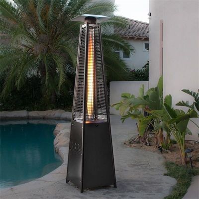 Standing Pyramid Torch Gas Heater Cover Total Height 2270mm Made for Garden and Indoor