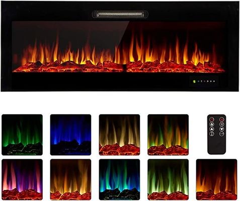 WN-D60 3D Water Vapor Heater Flame Wall Mounted Flush Mount Electronic Fireplace Fire Place