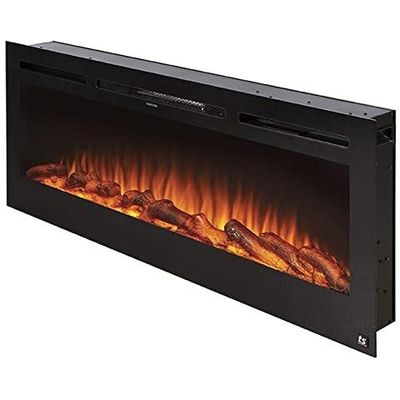 Indoor Modern Fireplace with 9 Color Options and AC120V/60HZ