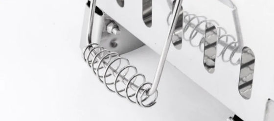 Stainless Steel 304/201 Camping BBQ Grill Portable Folding Charcoal for Hiking Picnic