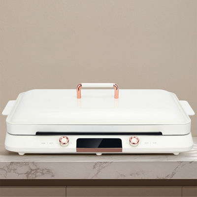 Household 2000W Electric Induction Cooker with Touch Buttons and Ceramic Glass Plate