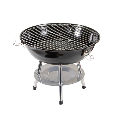Apple Shape Charcoal Grill Portable Outdoor Camping Ball Mini Barbeque with Locking Lid