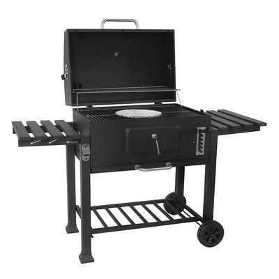 Ultimate BBQ Experience Deluxe BBQ Smoker with Large Trolley and Steel Cooking Grill