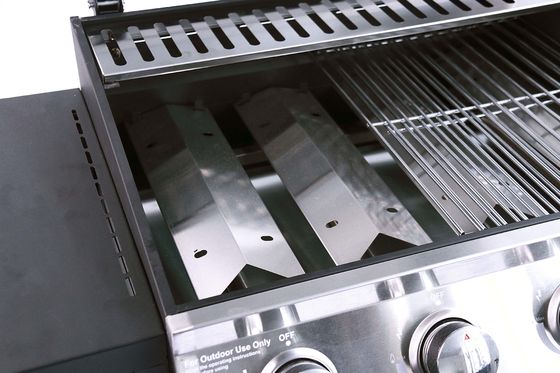Outdoor Commercial Balcony Barbecue Gas Grill with Stainless Steel Portable Design