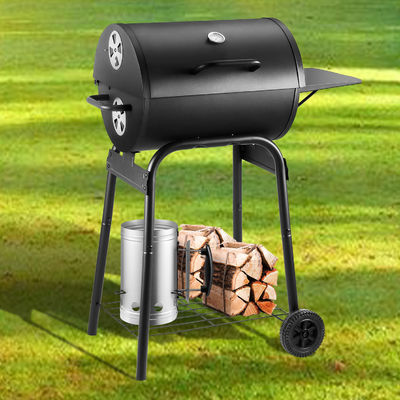 Customizable Outdoor Charcoal Grill for Camping Party Dia. 4mm Chromed Cooking Grid