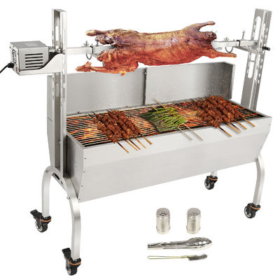 Easily Cleaned Stainless Steel Electric Roast Barbecue Grill for Charcoal Grills