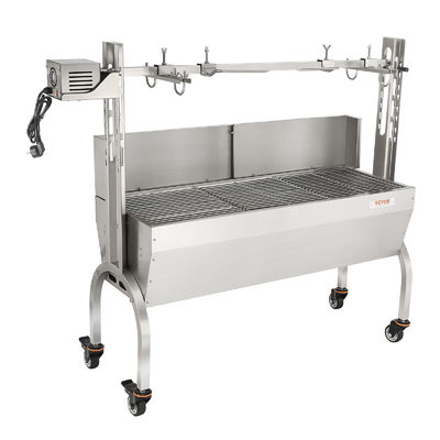Easily Cleaned Stainless Steel Electric Roast Barbecue Grill for Charcoal Grills