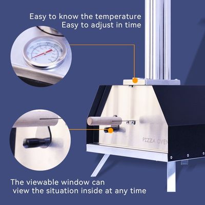 80*42*85cm PIZZA OVEN Bakery Equipment Professional Outdoor Garden Forno A Legna Per Pizza