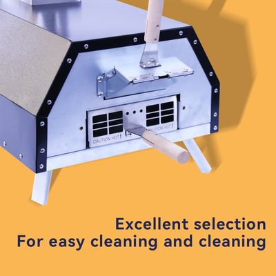 Steel Stainless Steel Tabletop Wood Pellet Pizza Oven for Convenient Baking Experience