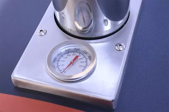 Stainless Steel Portable Wood Fire Pizza Oven With Chimney Embers For Camping Cooking