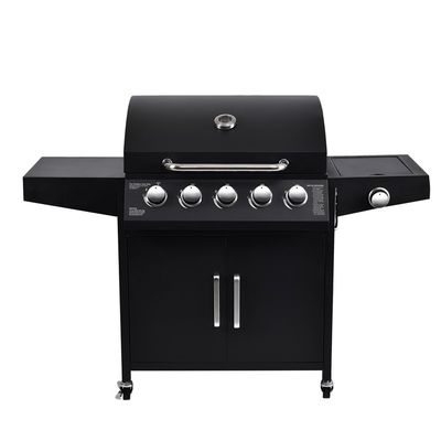 Easily Assembled 5 1 Burners Outdoor Portable BBQ Grill Smoker BBQ Gas Grills for Camping