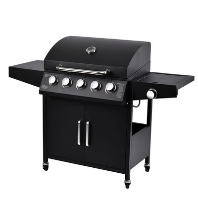Picnic Rotisserie BBQ Grill with Gas Charcoal Propane and Easily Assembled Outdoor Design
