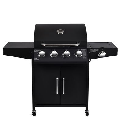 430SS Warming Grid 4 1 Burners Stainless Steel Gas BBQ Grill for Modern Style Cooking