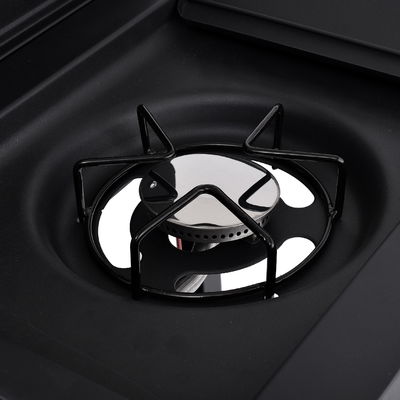 Gas Barbecue Grills Outdoor With Stove hybrid grill 3 1 burners Butane for Tailgating