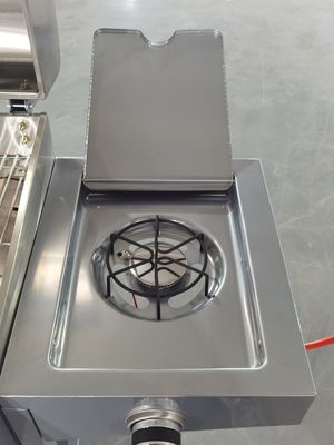 YF-01ZW06-BS Heavy-Duty Stainless Steel 6 1 Burners BBQ Gas Grill with Powder Coating