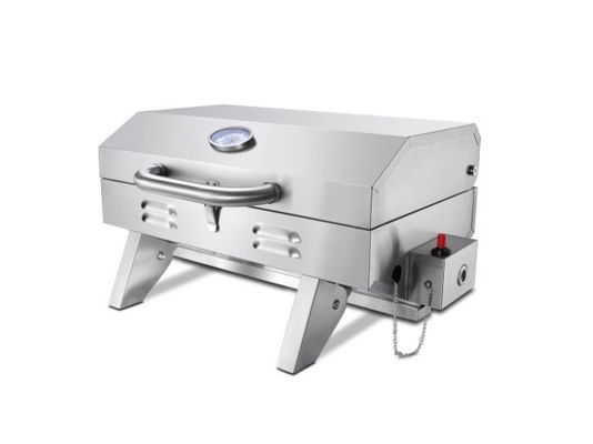 8.7kg Portable Stainless Steel Gas Grill BBQ Grill for Outdoor Camping Compact Design