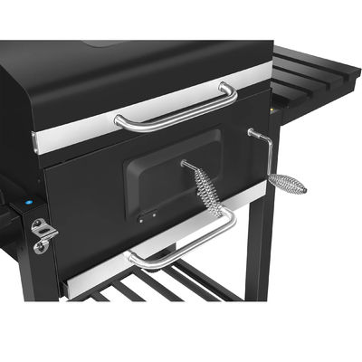 36.5*48.5cm Side Shelf Stainless Steel Charcoal Barbecue Smoker Grill for Custom Logo