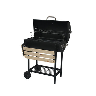 Professional Restaurant Charcoal Grill Gas BBQ with Powder Coated Vertical Style Oven