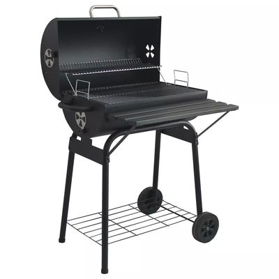 High Pressure Protection Device and Smoke Extractor Equipped 23kg Charcoal BBQ Grill