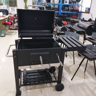 Multifunctional Outdoor Camping Barbecue Stove with Chrome Plated Finish 100x100x46cm