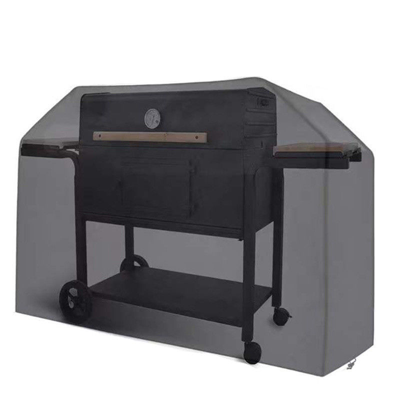 Heavy Duty Waterproof Outdoor Rain BBQ Grill Cover in 600D Polyester Fabric for Garden