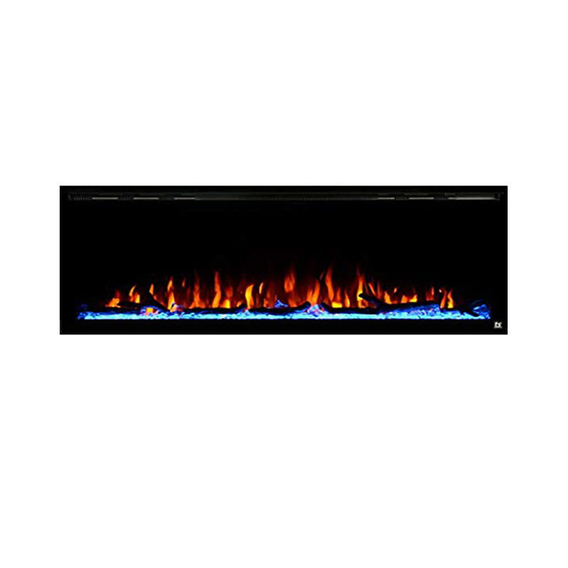 Home Heating Flame Wall Mount Fire Place with Timing Function and 5 Brightness Levels