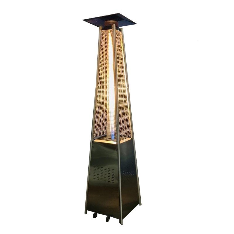 Standing Pyramid Torch Gas Heater Cover Total Height 2270mm Made for Garden and Indoor